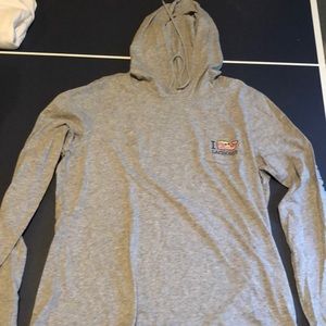 Vineyard vines lacrosse tee with hoodie size small